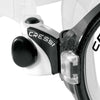 Máscara de snorkel de silicona Océano Transparente-Negro Cressi DN291050