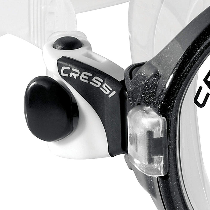 Máscara de snorkel de silicona Océano Transparente Cressi DN291060