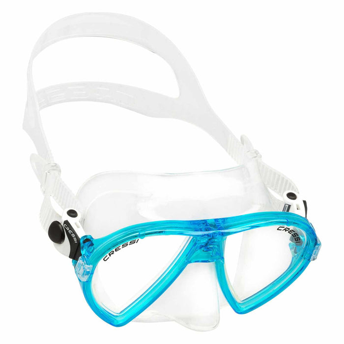 Máscara de snorkel de silicona Océano Transparente-Aguamarina Cressi DN291063