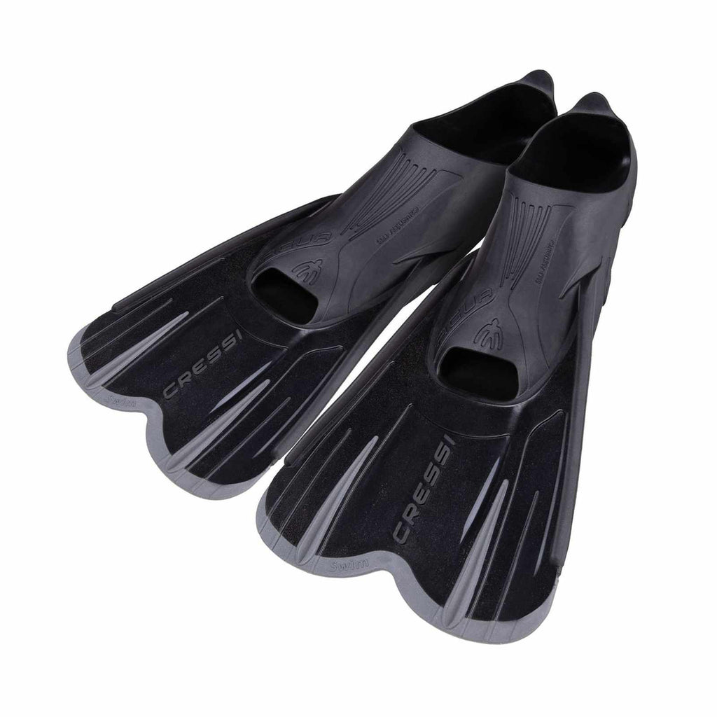 Palmes de snorkeling et de natation Agua Short Noire EU 45-46-UK 10-11 Cressi DP205045