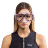 Máscara de buceo de silicona Focus Transparente-Rosa Cressi DS241040
