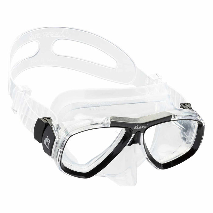 Máscara de buceo de silicona Focus Transparente Cressi DS241060