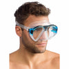 Máscara de buceo de silicona Matrix Transparente-Aguamarina Cressi DS301063