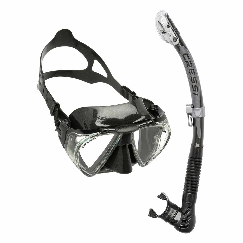 Cressi Alpha Ultra Dry - Tuba De Plongée En Silicone Sec Avec Technologie Anti-Eau - Fabriqué En Italie
