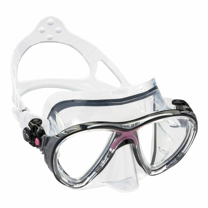Diving Silicone Mask Evo Big Eyes Transparent-Pink Cressi DS336040