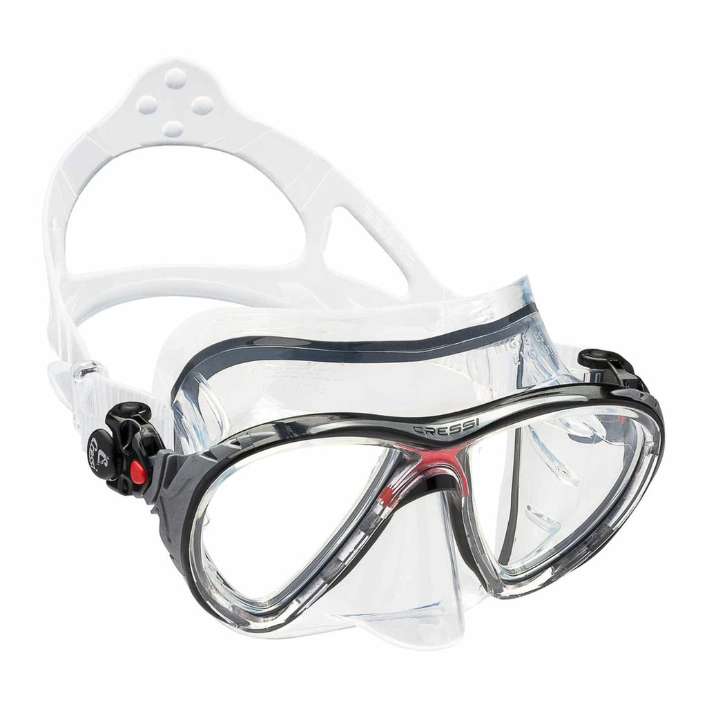 Diving Silicone Mask Evo Big Eyes Transparent-Red Cressi DS336080