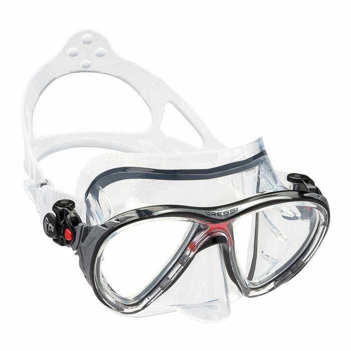 Diving Silicone Mask Evo Big Eyes Transparent-Red Cressi DS336080