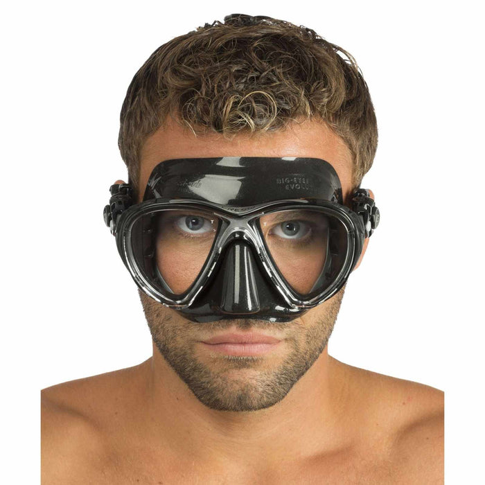 Diving Silicone Mask Evo Big Eyes Dark-Black Cressi DS336550