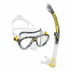 Snorkeling Kit Evo Big Eyes and Alpha Ultra Dry Transparent-Yellow Cressi DS337010
