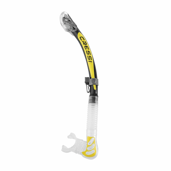 Snorkeling Kit Evo Big Eyes and Alpha Ultra Dry Transparent-Yellow Cressi DS337010