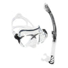 Snorkeling Kit Evo Big Eyes and Alpha Ultra Dry Transparent-Black Cressi DS337050