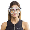 Diving Silicone Mask Evo Big Eyes Crystal Transparent-White-Pink Cressi DS340040
