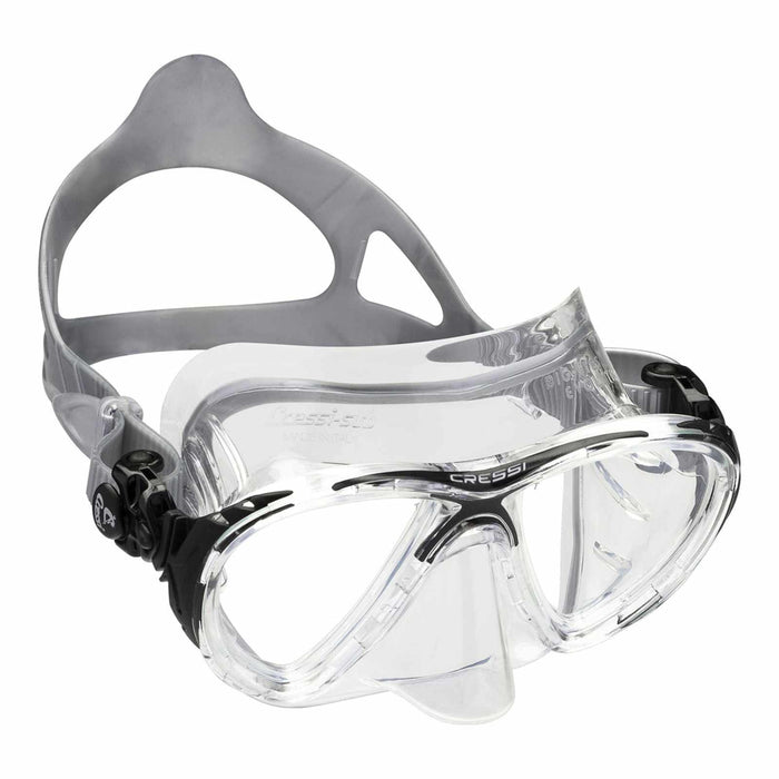 Diving Silicone Mask Evo Big Eyes Crystal Transparent-Black Cressi DS340060