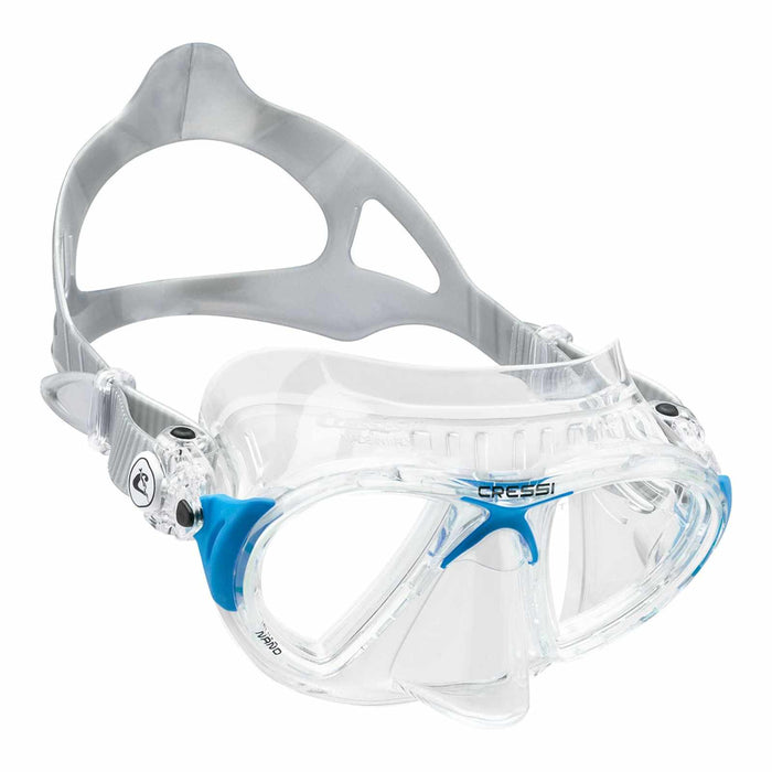 Diving Silicone Mask Nano Crystal Transparent-Blue Cressi DS360020