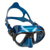 Taucher-Silikonmaske Nano Dunkel-Metallisch-Blau Cressi DS365550