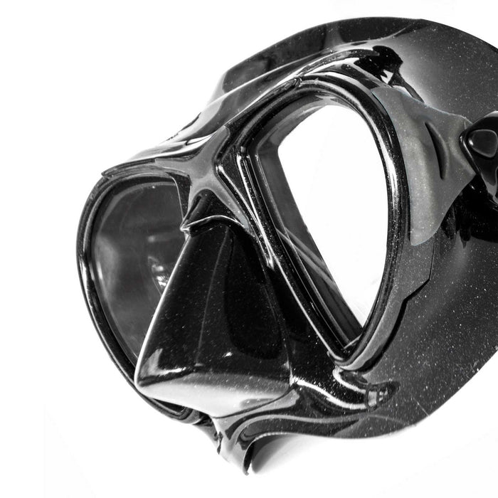 Maschera da immersione in silicone Nano Nera-Lenti Specchiate Cressi DS366050