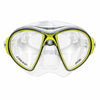 Diving Silicone Mask Air Crystal Transparent-Black-Yellow Cressi DS400010