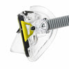 Diving Silicone Mask Air Crystal Transparent-Black-Yellow Cressi DS400010