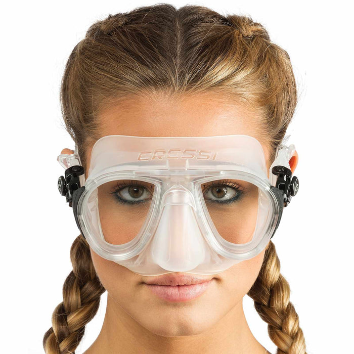 Máscara de buceo de silicona Calibro Transparente Cressi DS426000