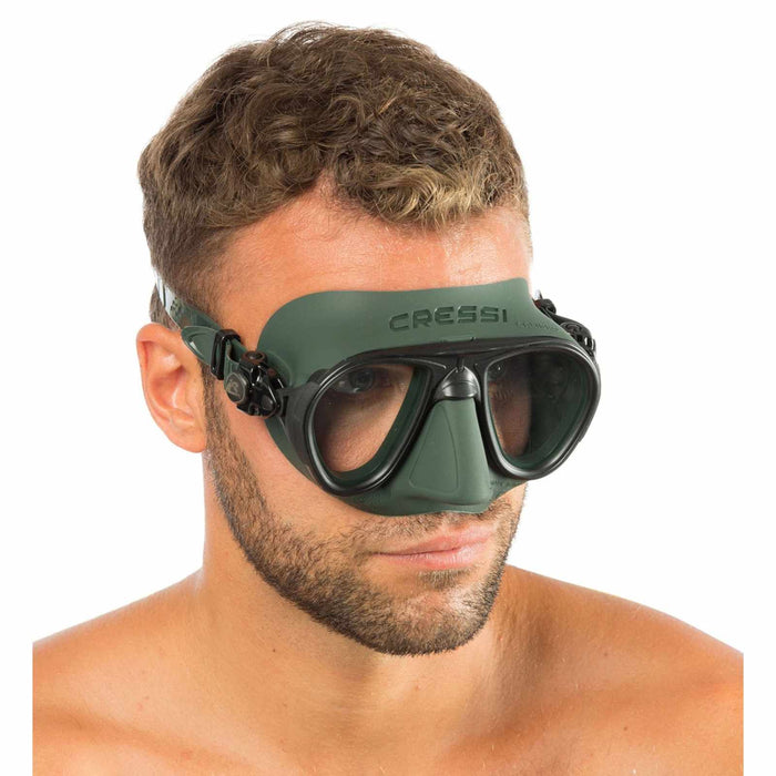 Masque de plongée en silicone Calibro Vert Cressi DS429850