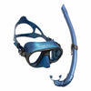 Snorkeling Kit Calibro and Corsica Metallic-Blue Cressi DS434550