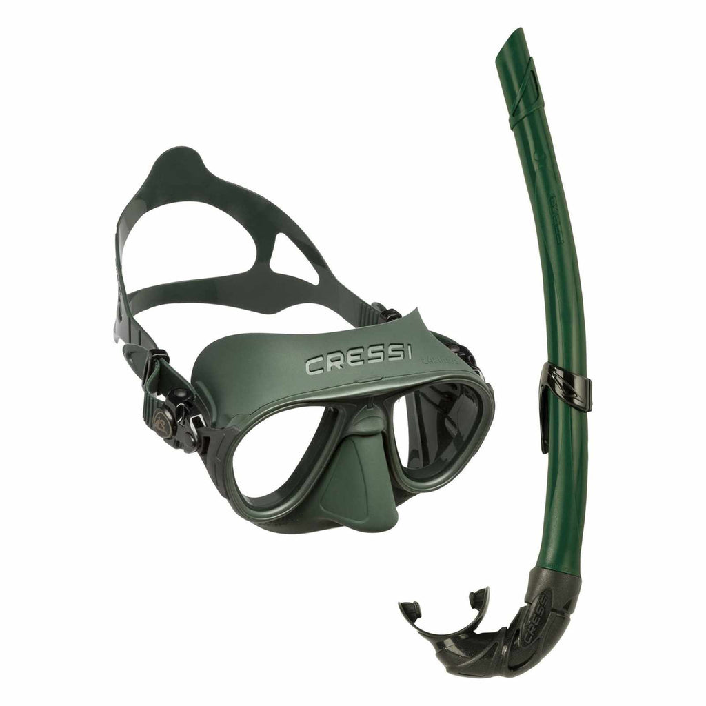 Snorkeling Kit Calibro and Corsica Green Cressi DS439850