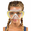 Máscara de buceo de silicona Liberty Triside Transparente-Amarillo Cressi DS450015