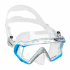 Máscara de buceo de silicona Liberty Triside Transparente-Azul Cressi DS450025