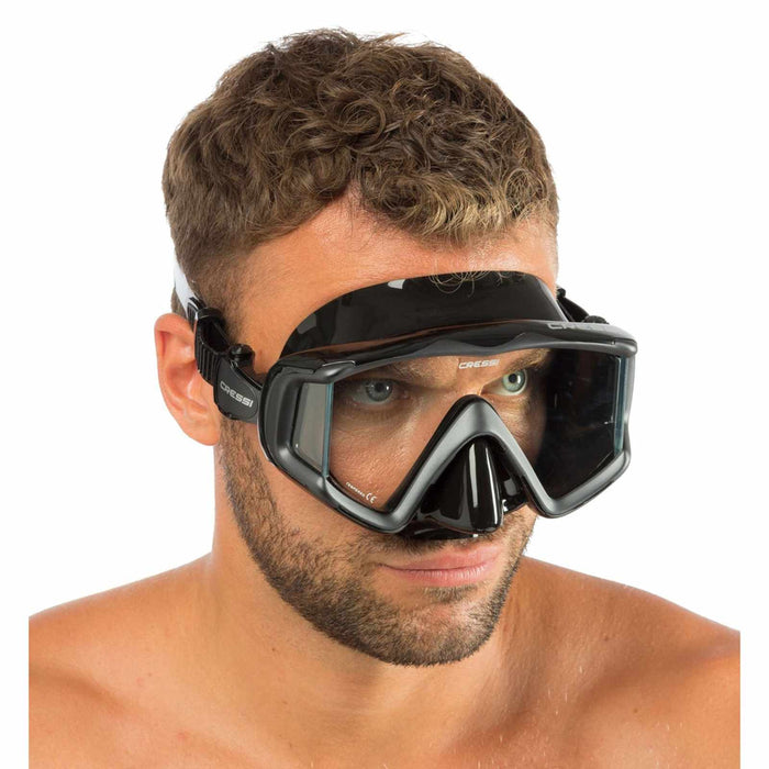 Diving Silicone Mask Liberty Triside Dark-Black Cressi DS455050