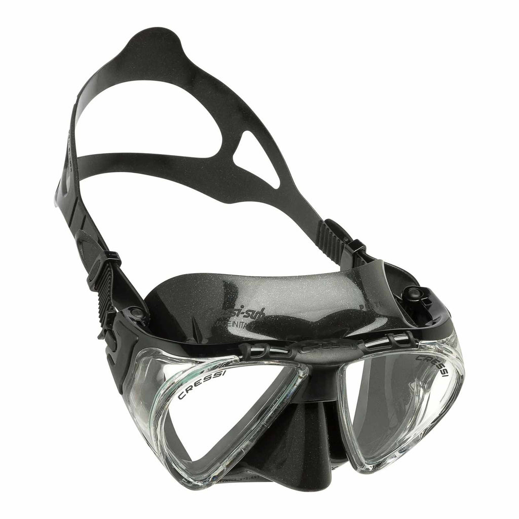 Máscara de buceo de silicona Penta Plus Negro Oscuro Cressi DS495050