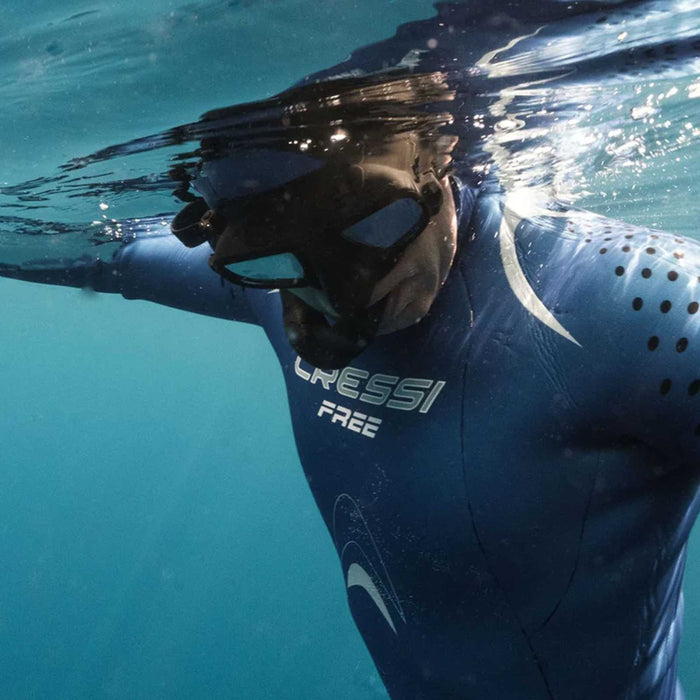 Diving Silicone Mask Atom Blue-Metal-Black Cressi DS522050