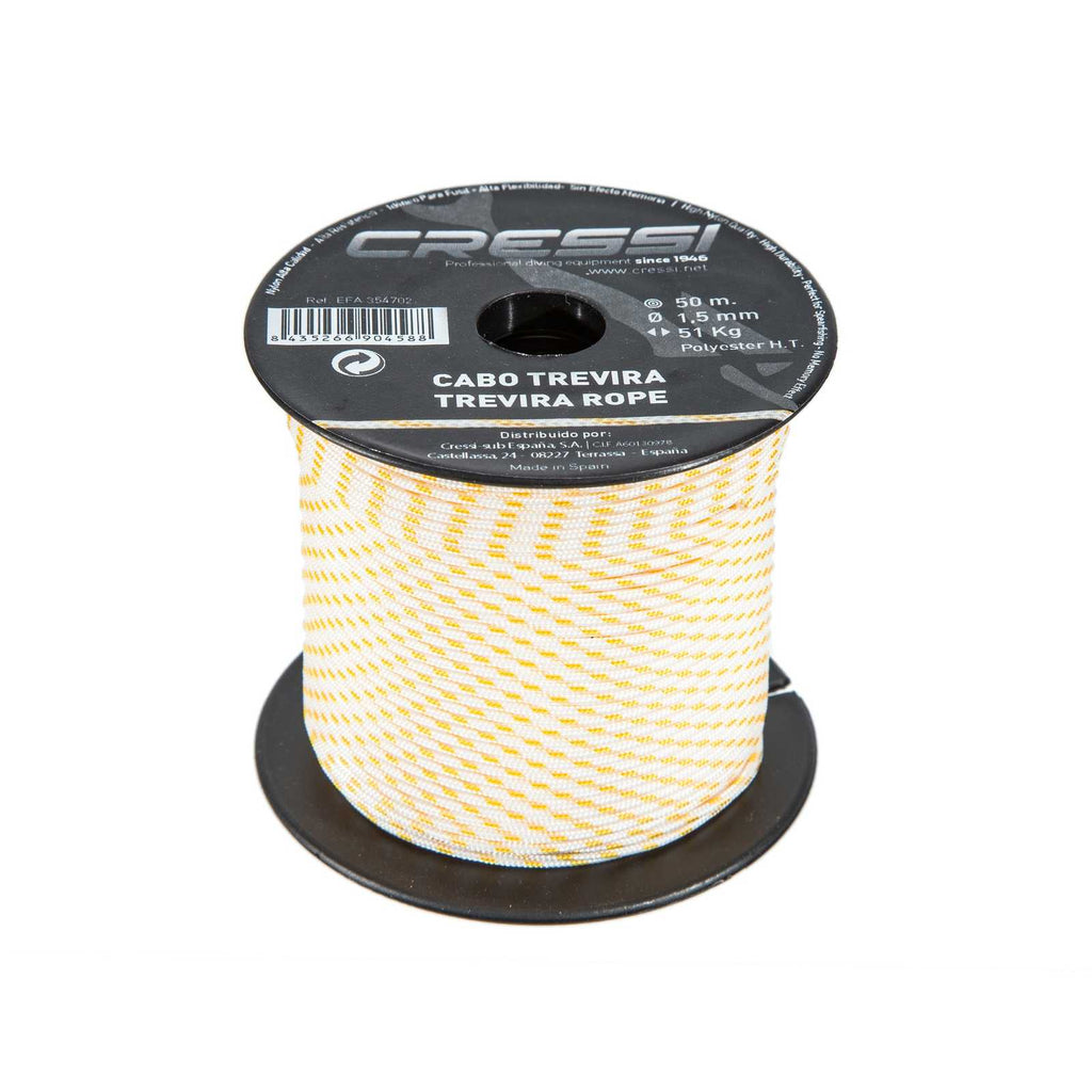 Speargun Line Trevira Diameter 1,5mm White 50m Cressi EFA354702