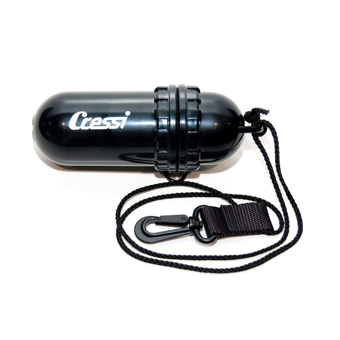 Waterproof Egg Black 15,5x5,5cm Cressi EJA500003