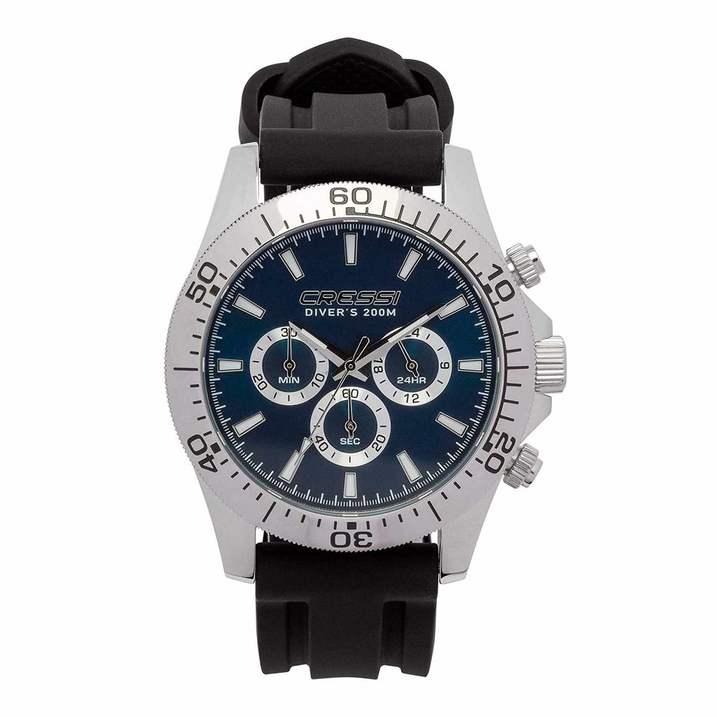 Orologio subacqueo Nereus blu-acciaio Cressi XKS765062