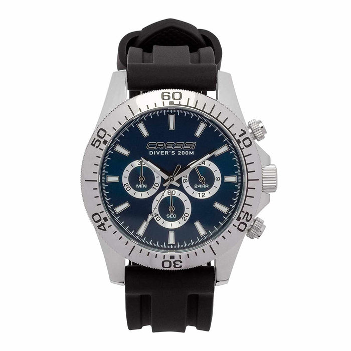 Orologio subacqueo Nereus blu-acciaio Cressi XKS765062