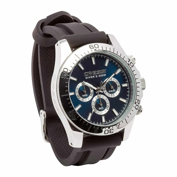 Orologio subacqueo Nereus blu-acciaio Cressi XKS765062
