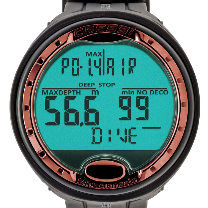 Dive Computer Michelangelo Black-Steel Cressi KS850050