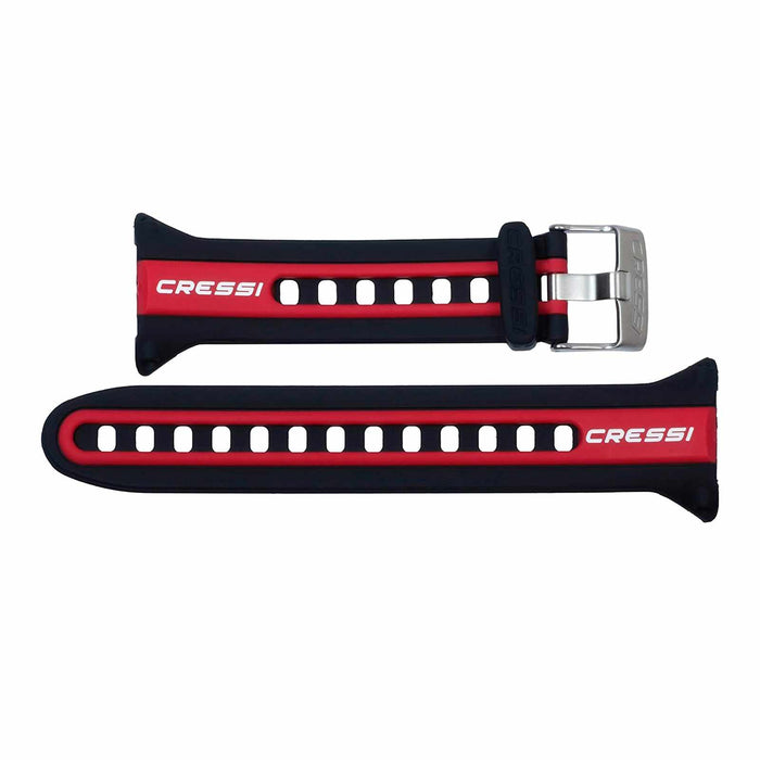 Cinturino Orologio in Silicone per Neon-Nepto Rosso Cressi KZ840058