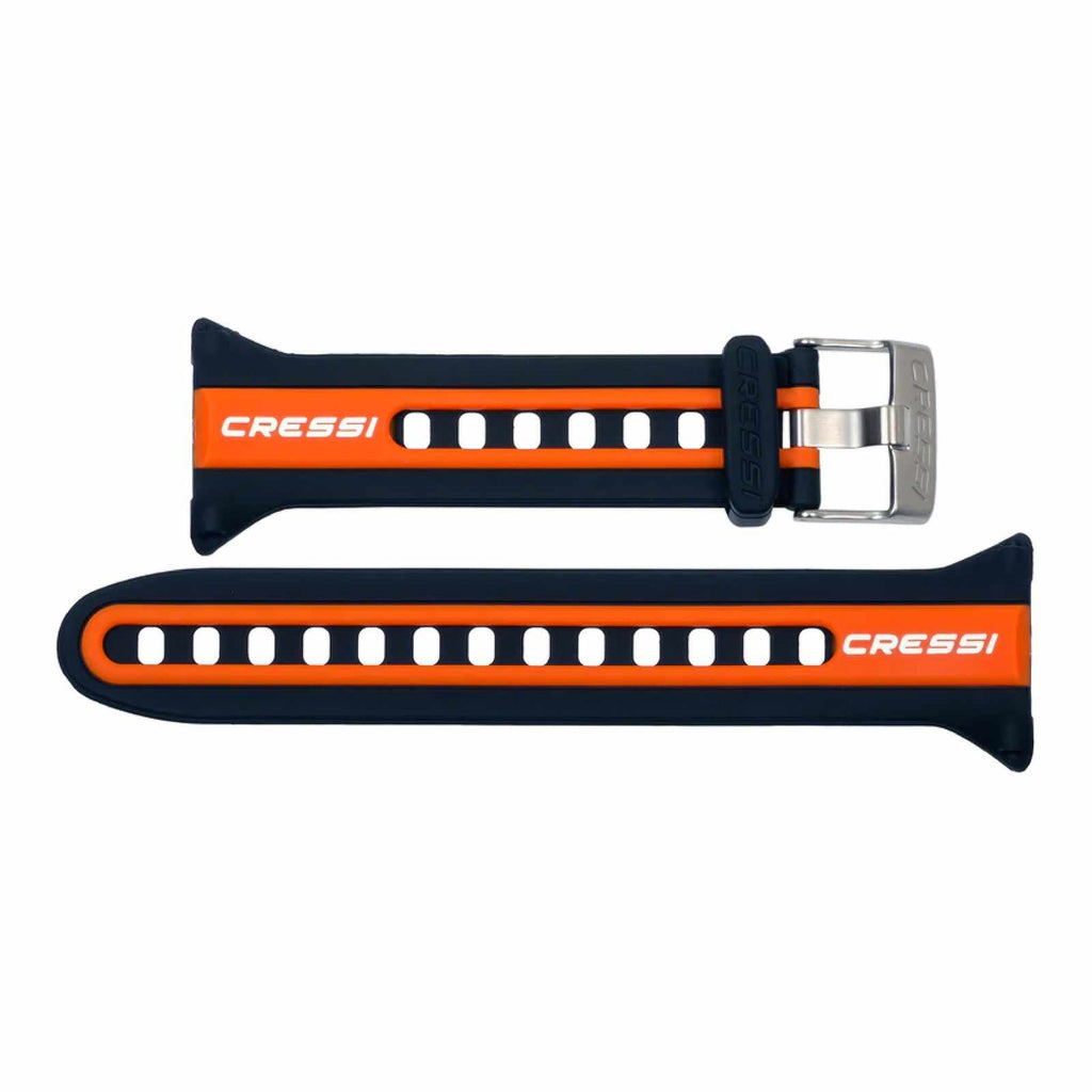 Silicone Watch Strap For Neon-Nepto Orange Cressi KZ840085