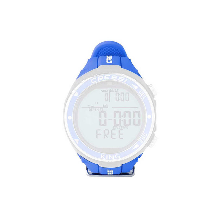 Cinturino Orologio in Silicone per King Blu Cressi KZ842020