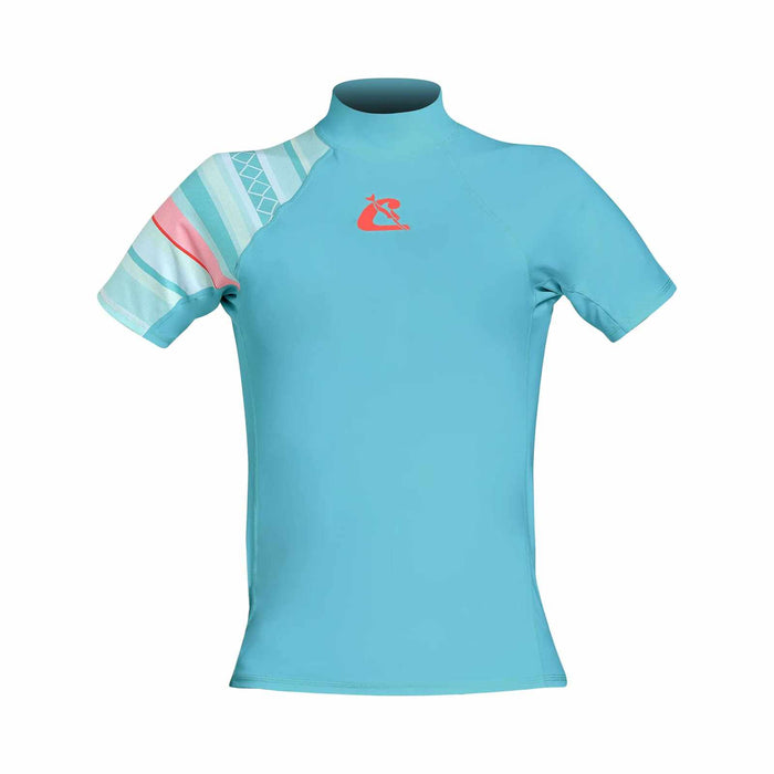 Rash Guard 2024 Donna Turchese Manica Corta XS-1 Cressi ELW470121