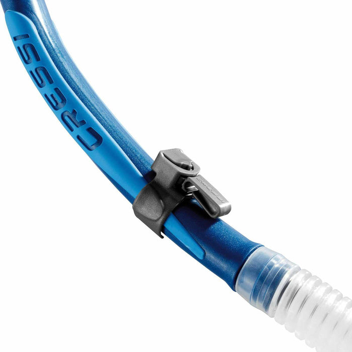 Snorkel Tube Alpha Ultra Dry Blue Cressi ES258020