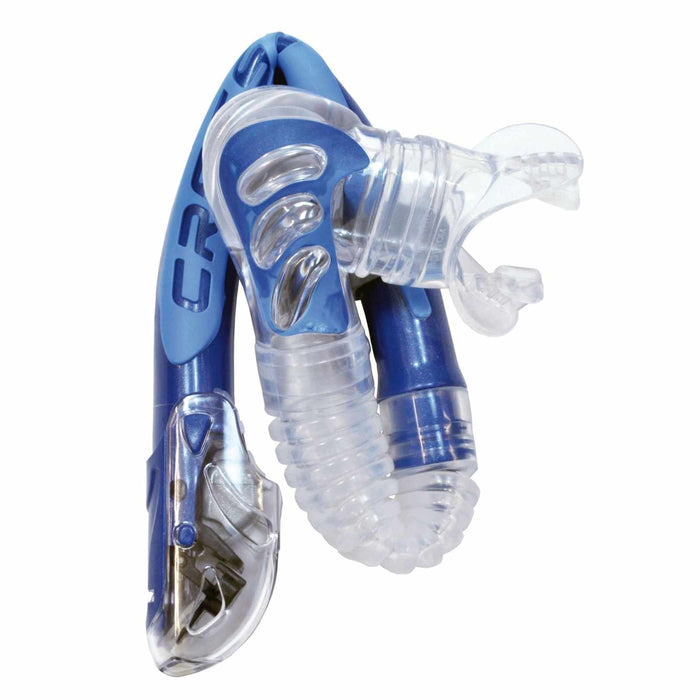 Snorkel Tube Alpha Ultra Dry Blue Cressi ES258020