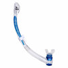 Snorkel Tube Itaca Ultra Dry Transparent-Blue Cressi ES290020
