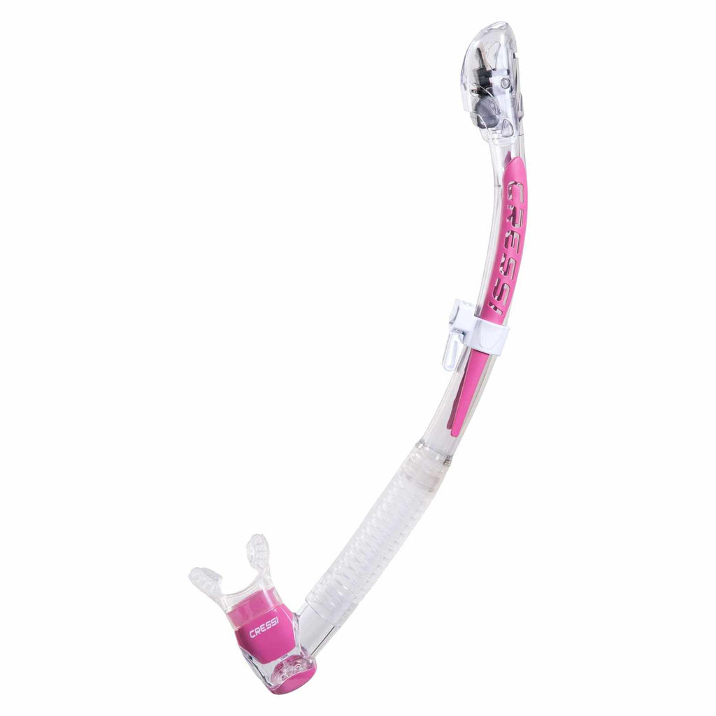 Snorkel Tube Itaca Ultra Dry Transparent-Pink Cressi ES290040