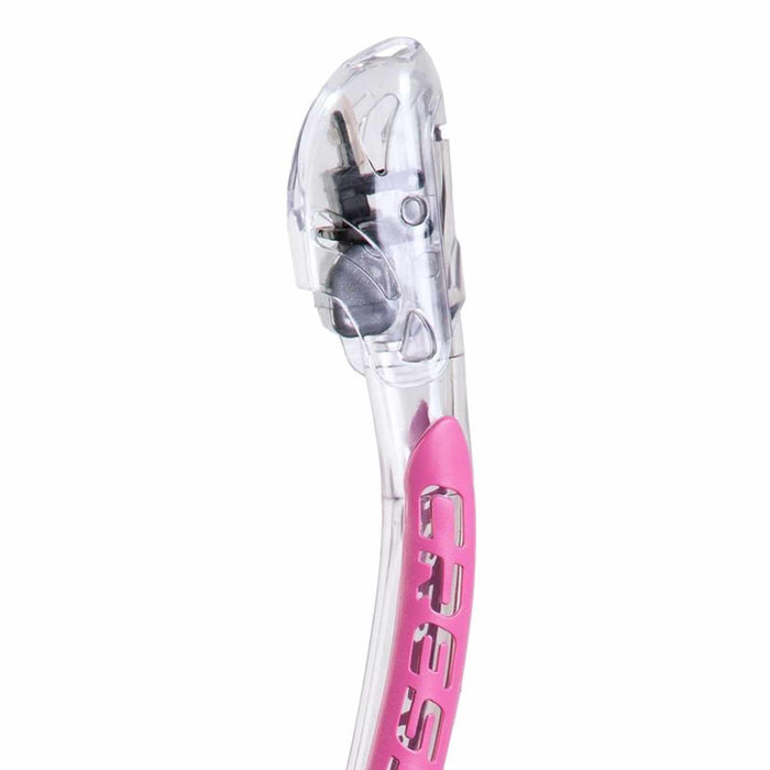 Snorkel Tube Itaca Ultra Dry Transparent-Pink Cressi ES290040