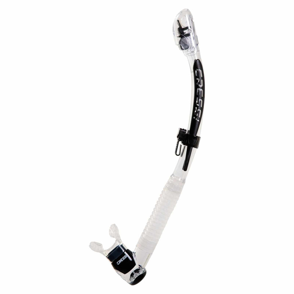Snorkel Tube Itaca Ultra Dry Transparent-Black Cressi ES290050