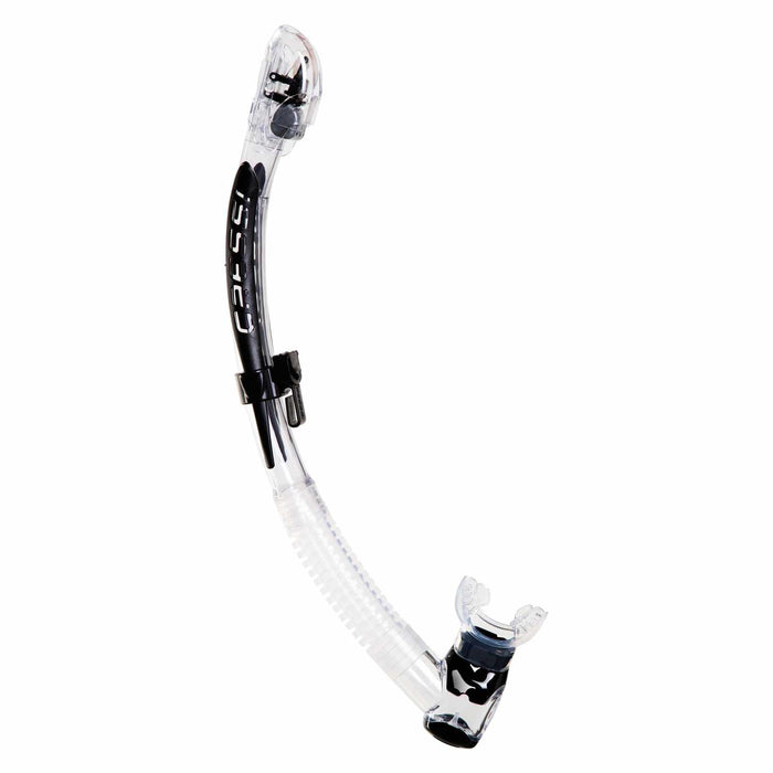 Snorkel Tube Itaca Ultra Dry Transparent-Black Cressi ES290050