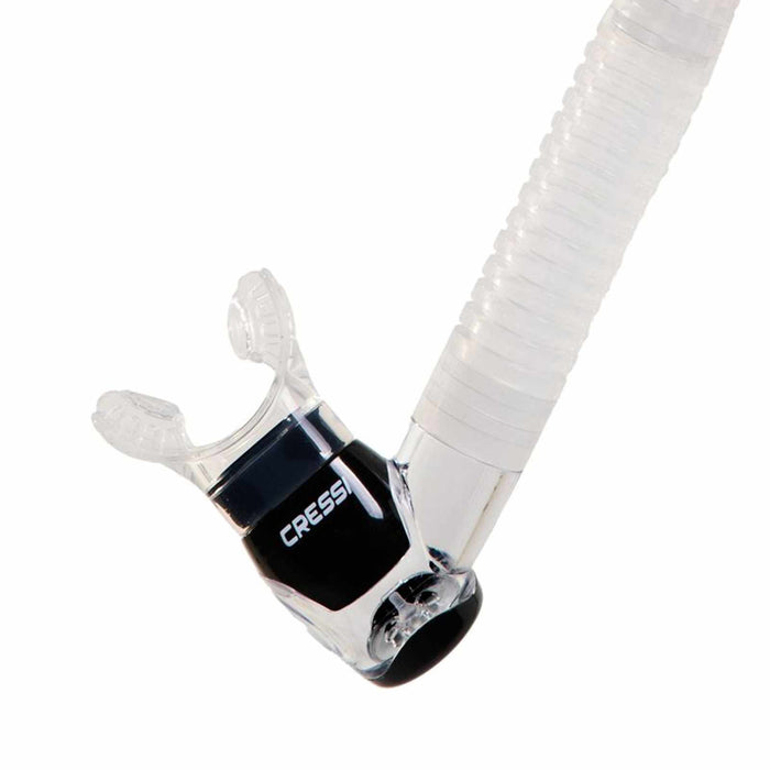 Snorkel Tube Itaca Ultra Dry Transparent-Black Cressi ES290050