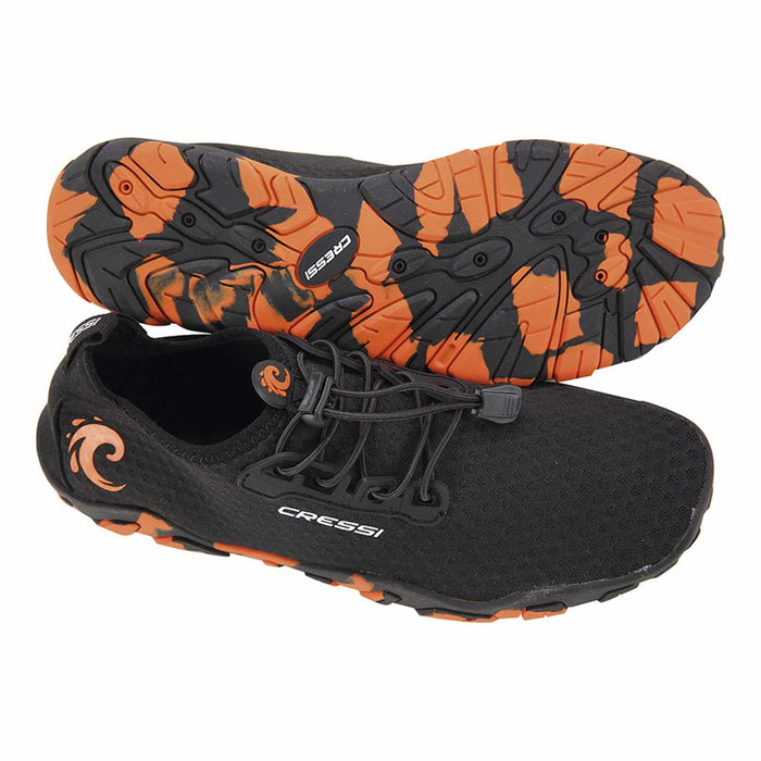Water Shoes Molokai Black-Orange Size 38 Cressi XVB975338